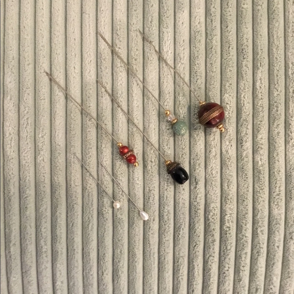 Hat Pins with Pin Cushion - Picture 2 of 5